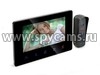 Комплект цветной видеодомофон HDcom B707 и мини видеокамера